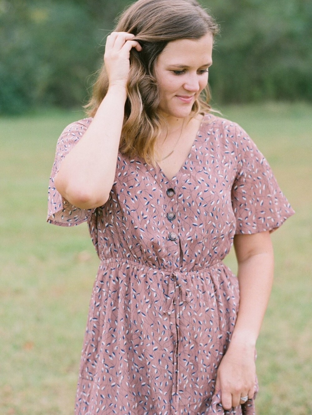 Polagram Neutral Midi Dress